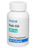 MAJOR huile-poisson-bouteille: gélules faciles à avaler pour un apport oméga-3 quotidien.