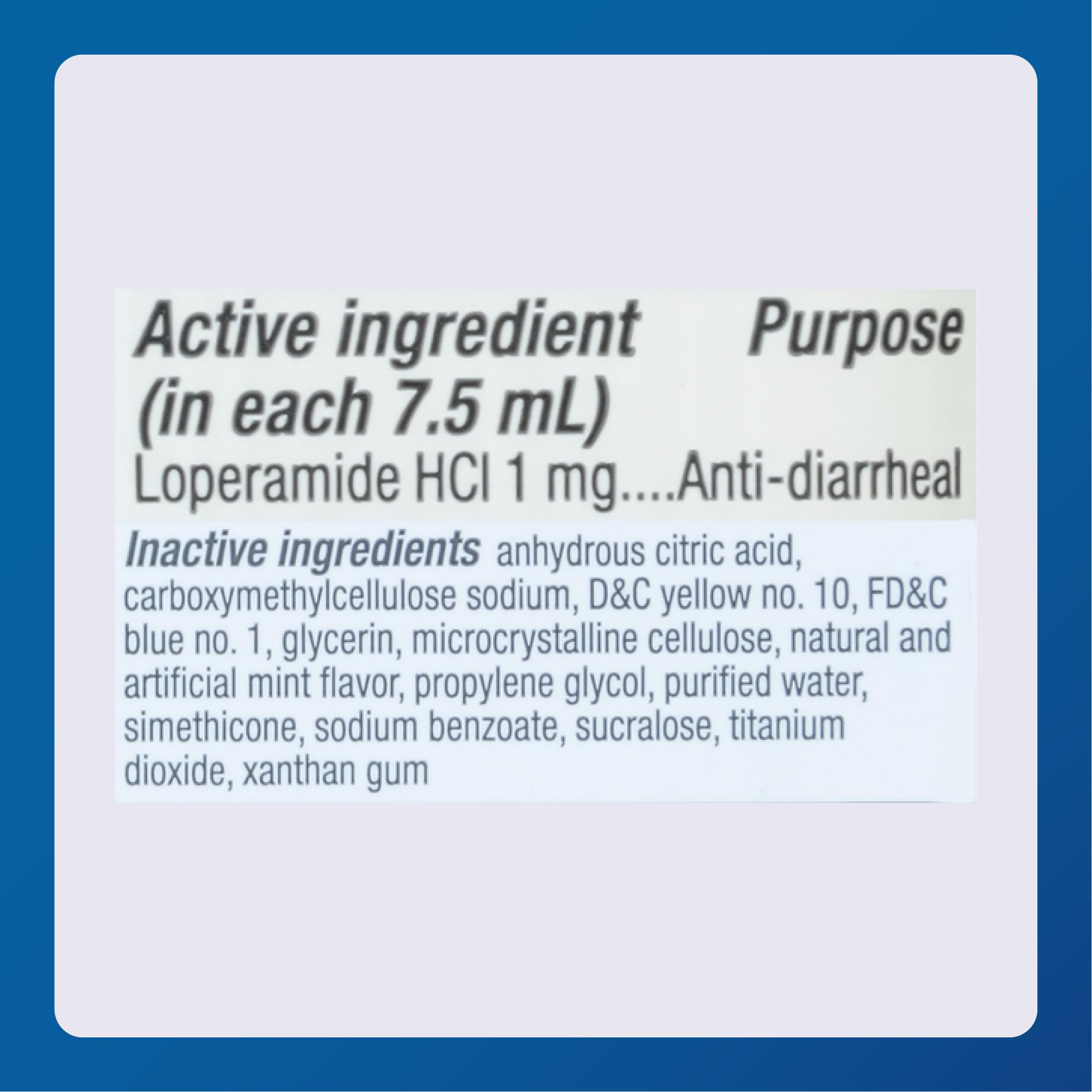 MAJOR Loperamide mode d emploi clair pour adultes