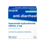 MAJOR Loperamide 2 mg - Bouteille: praticité à domicile pour gérer les selles occasionnelles.