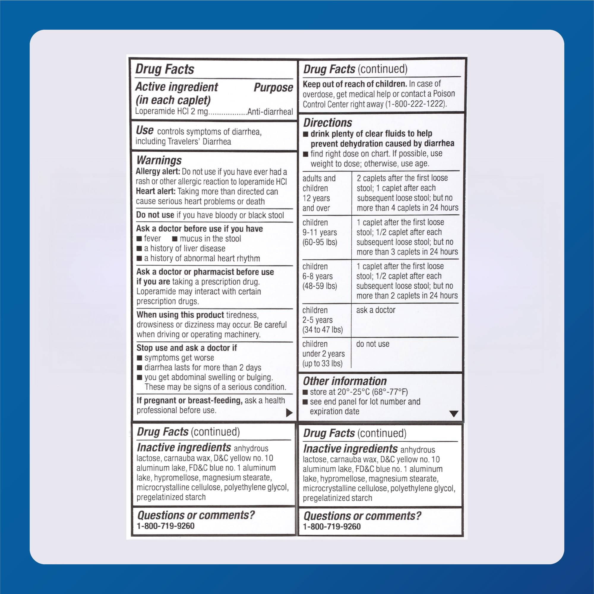MAJOR Loperamide - Qualité et sécurité: formulation rigoureuse et conforme.
