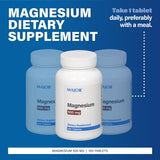 Major Magnésium 500 mg – emballage clair, dosage facile à lire