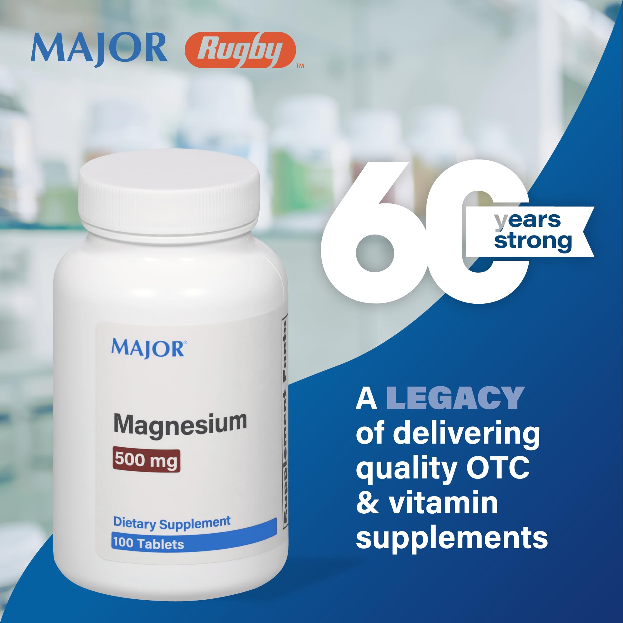 Major Magnésium 500 mg – prise quotidienne possible lors d’un repas
