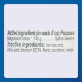 Major Magnesium Citrate laxatif citron, versez dans un verre d’eau pour démarrer rapidement.