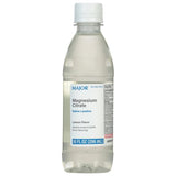 Major Magnesium Citrate laxatif en bouteille citron pour un confort intestinal potentiel.