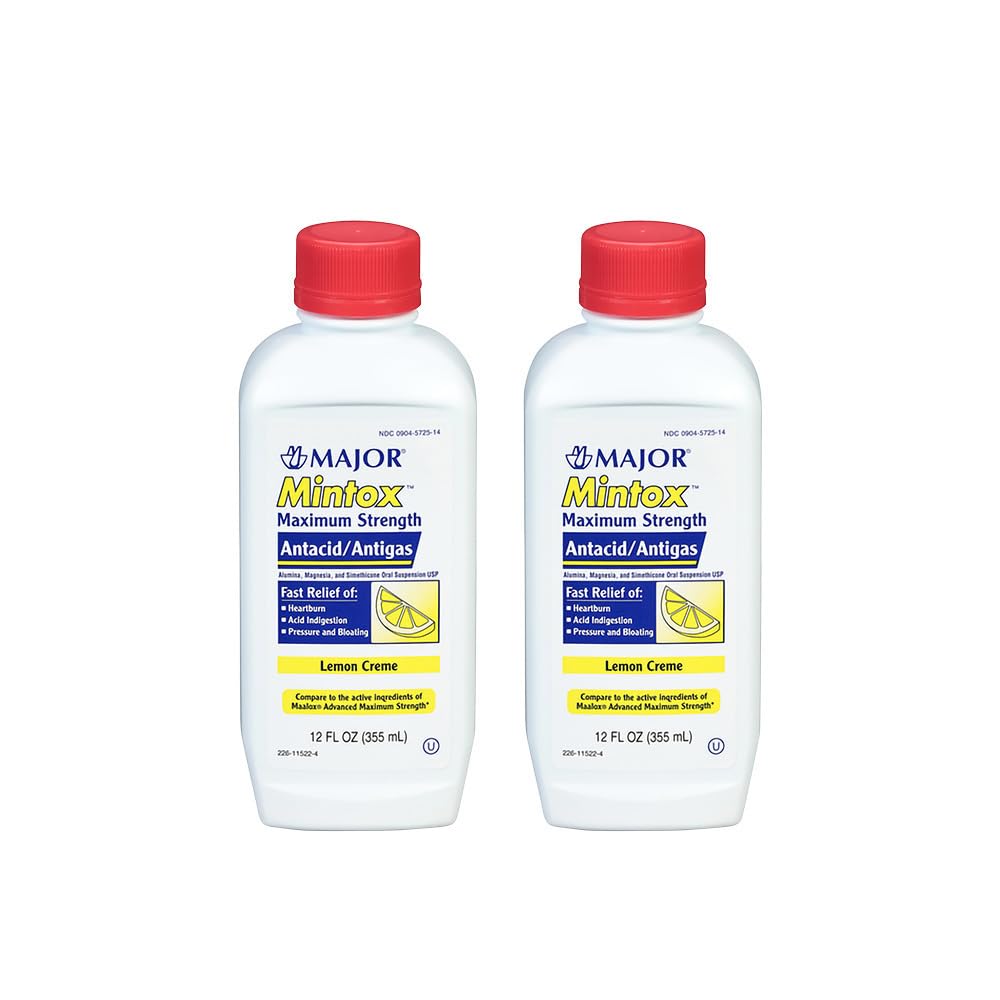 Major Mintox bouteille-relief rapide : soulagement possible des brûlures d'estomac.