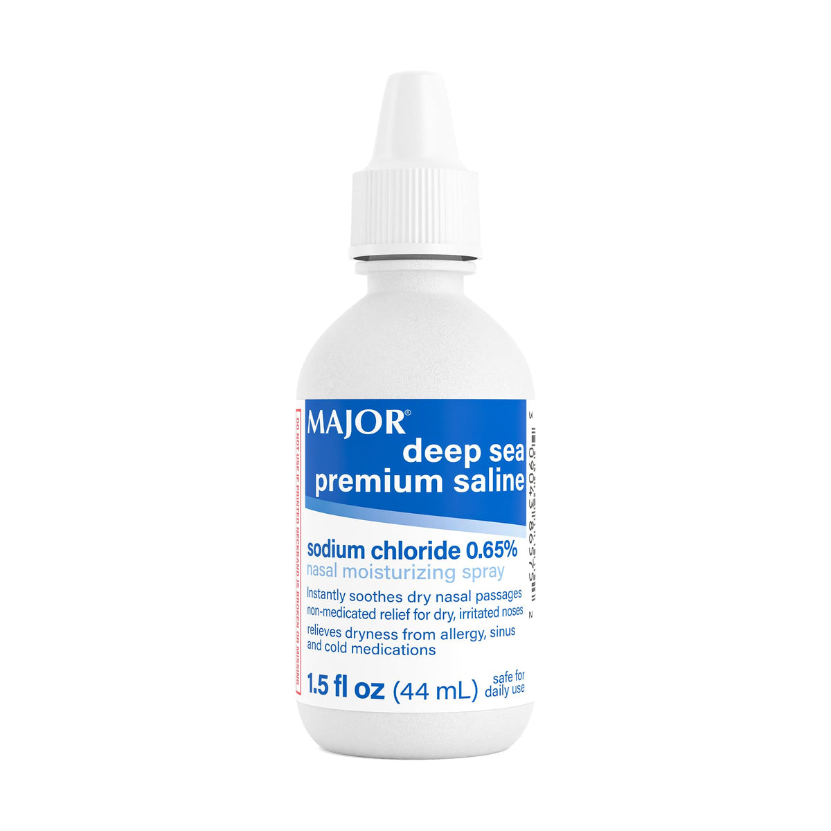 MAJOR spray nasal, bouteille, hydratation douce du nez sec