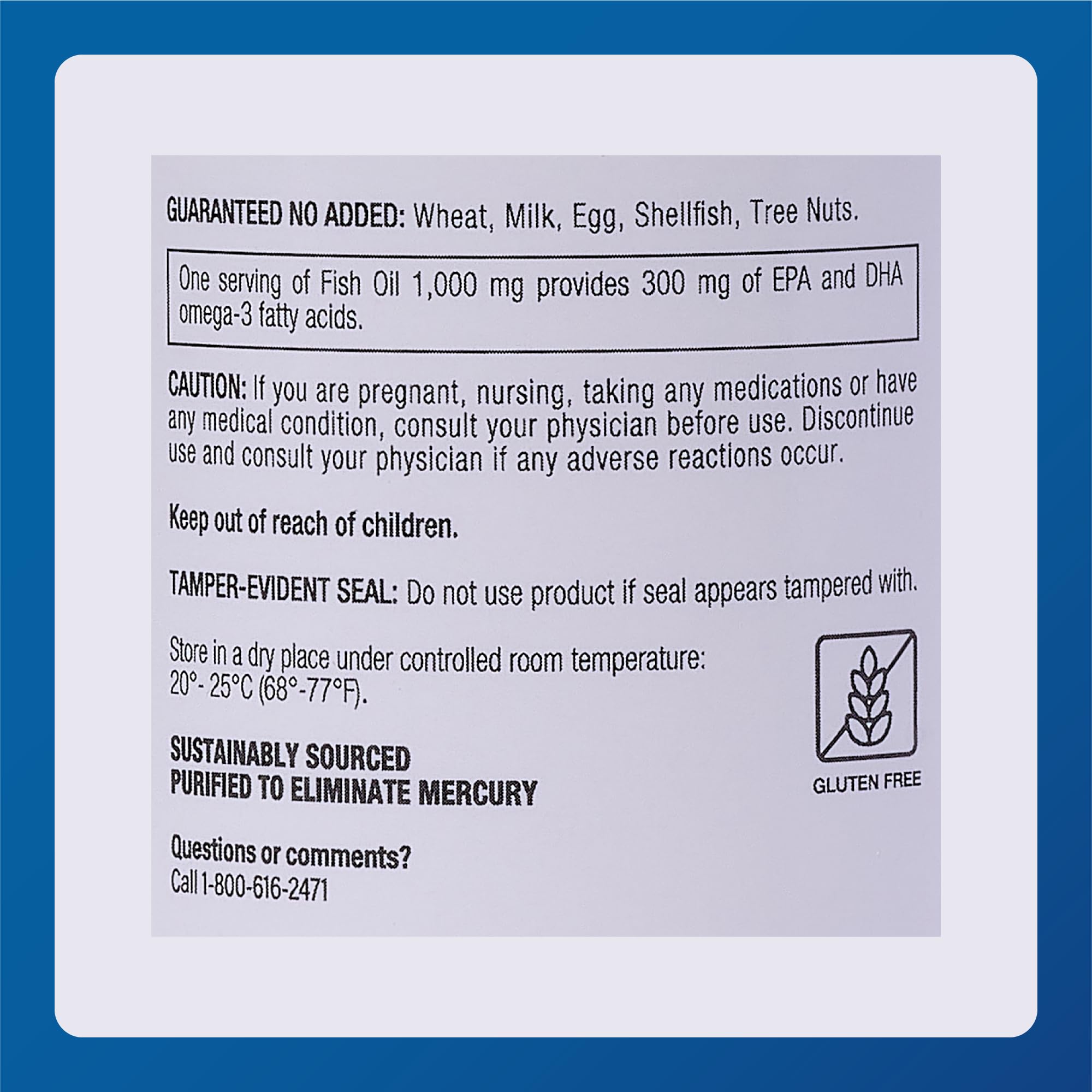 MAJOR Omega-3: emballage extérieur visible attestant de la traçabilité et de la qualité.