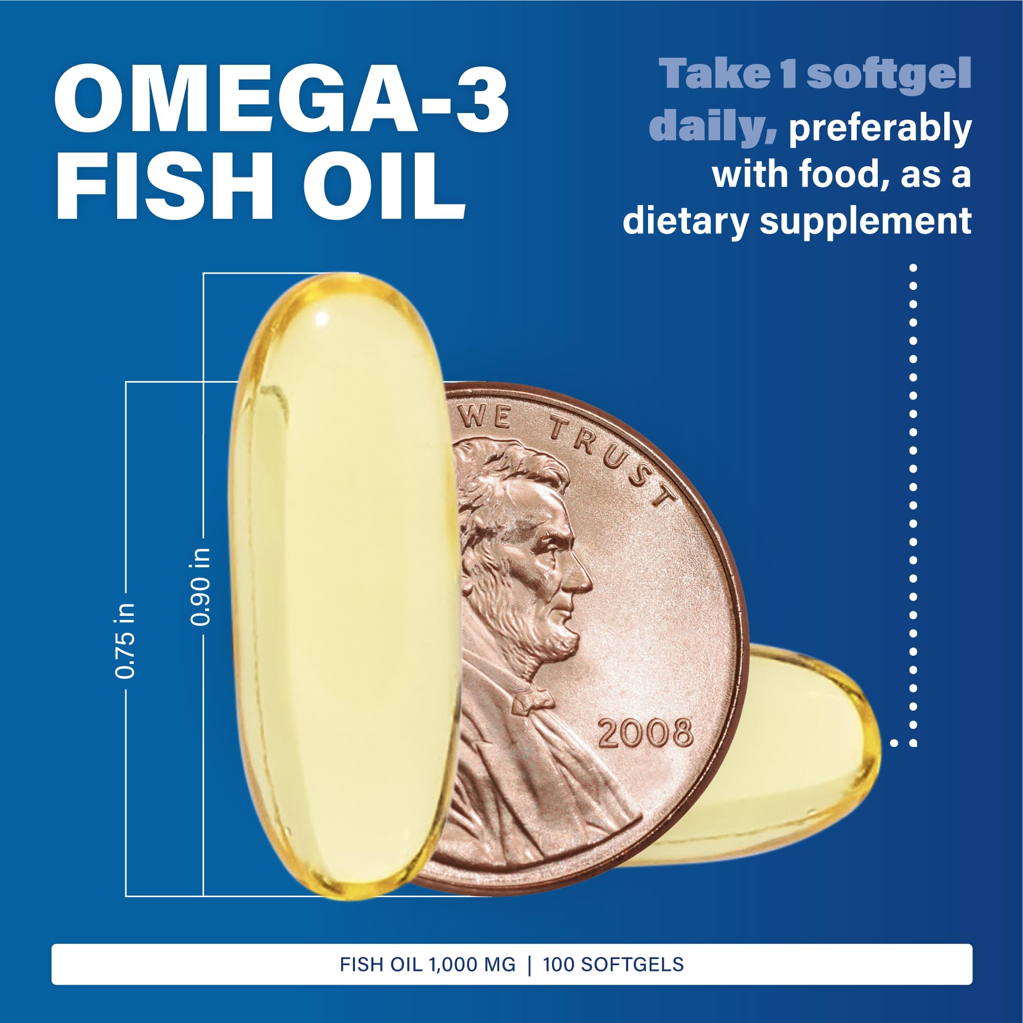 MAJOR Omega-3 – étiquette de la bouteille: information claire et pureté vérifiée.