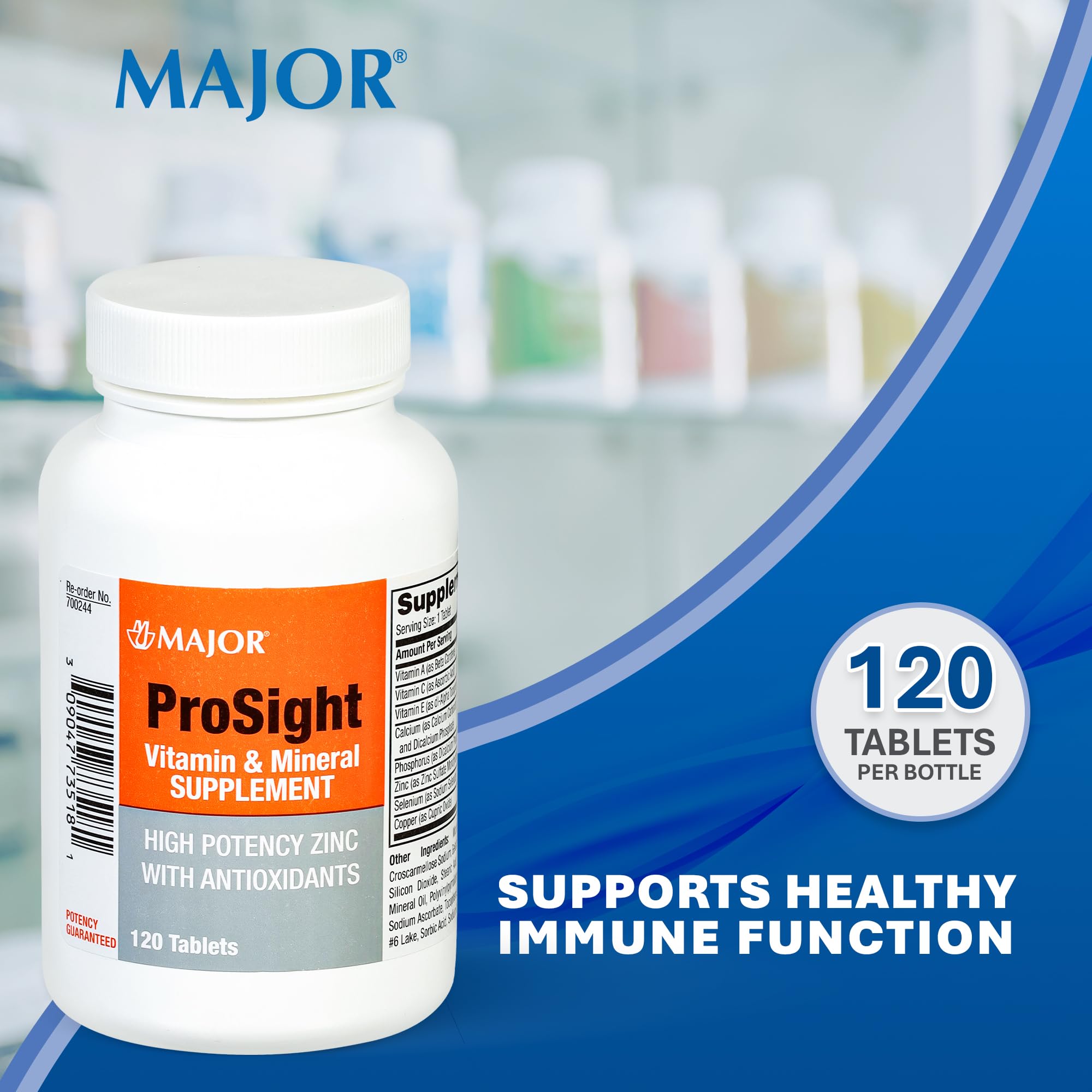 MAJOR ProSight - comprimé vitaminé pour un apport journalier pratique.