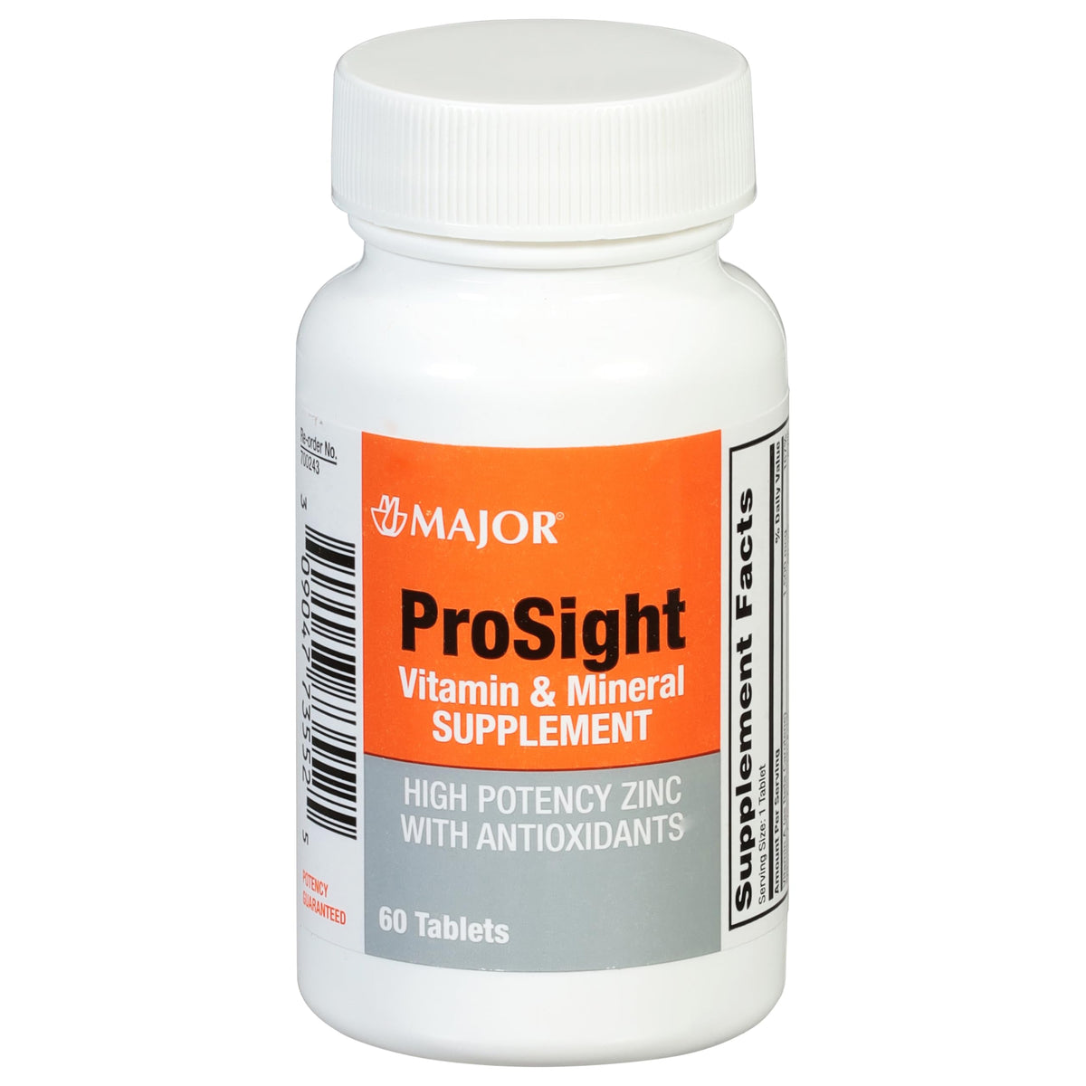 MAJOR ProSight tablettes visibles dans la bouteille, accessibilité quotidienne.