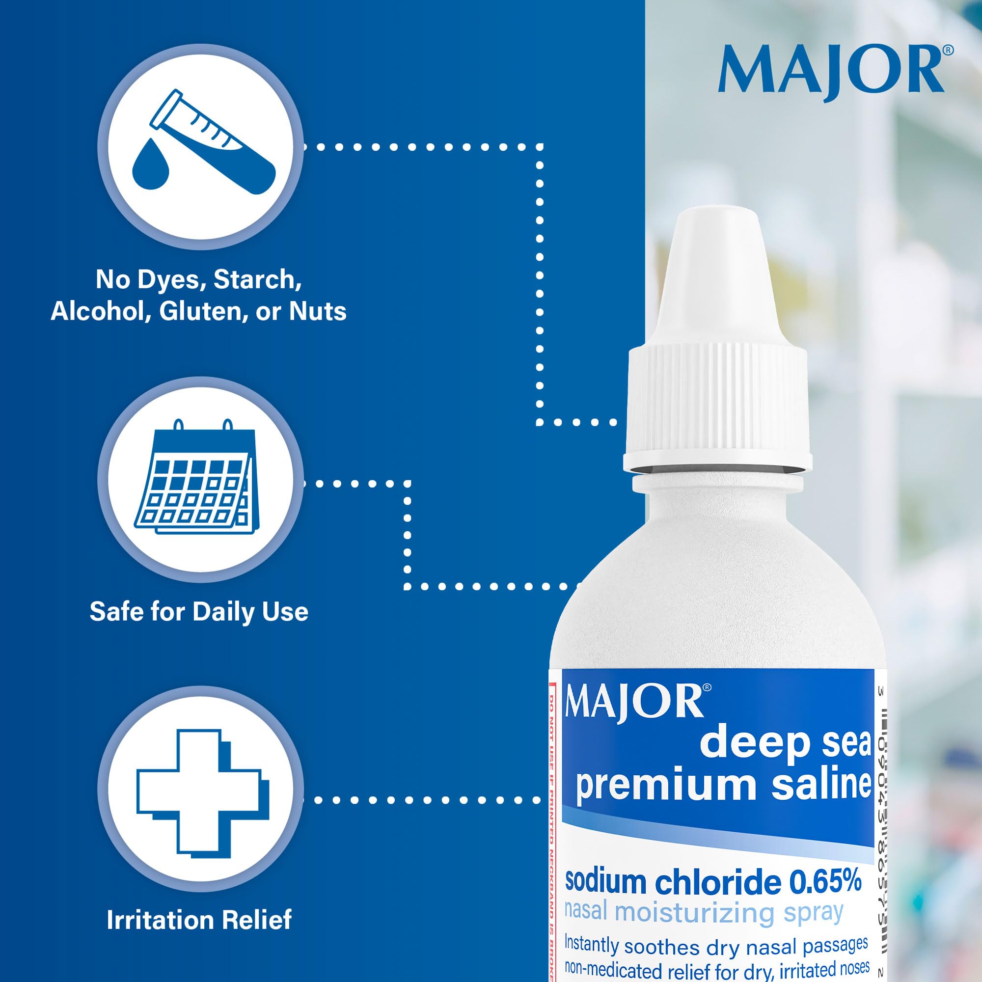 MAJOR ressort-pulverisation-eau-de-mer permet trois modes d’application.