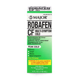 MAJOR Robafen CF – bouteille de sirop, action multi-symptômes pour le rhume.