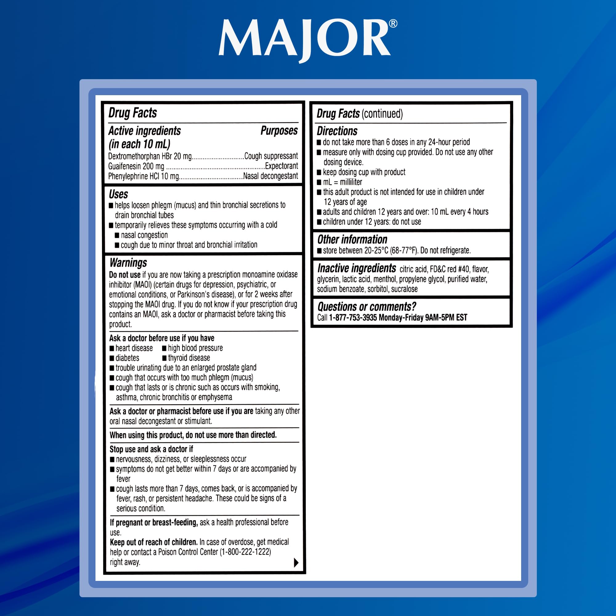 MAJOR Robafen CF - Utilisation adultes 12 ans et plus: approche pratique.