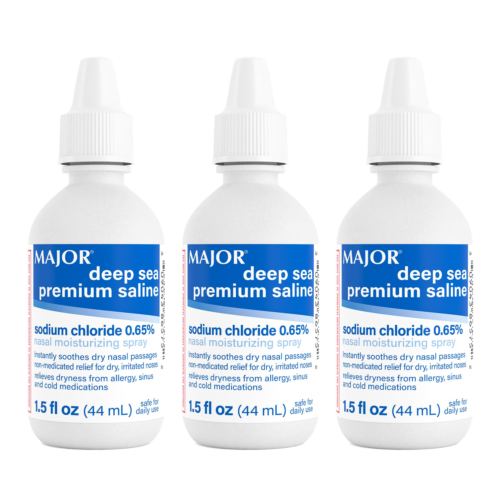 MAJOR Deep Sea spray nasal – bouteille pour hydratation nasale quotidienne.