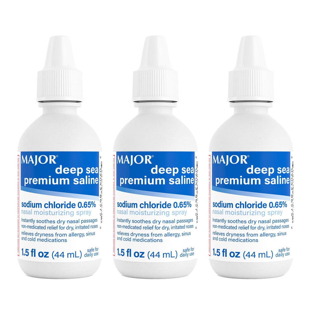MAJOR Deep Sea spray nasal – bouteille pour hydratation nasale quotidienne.