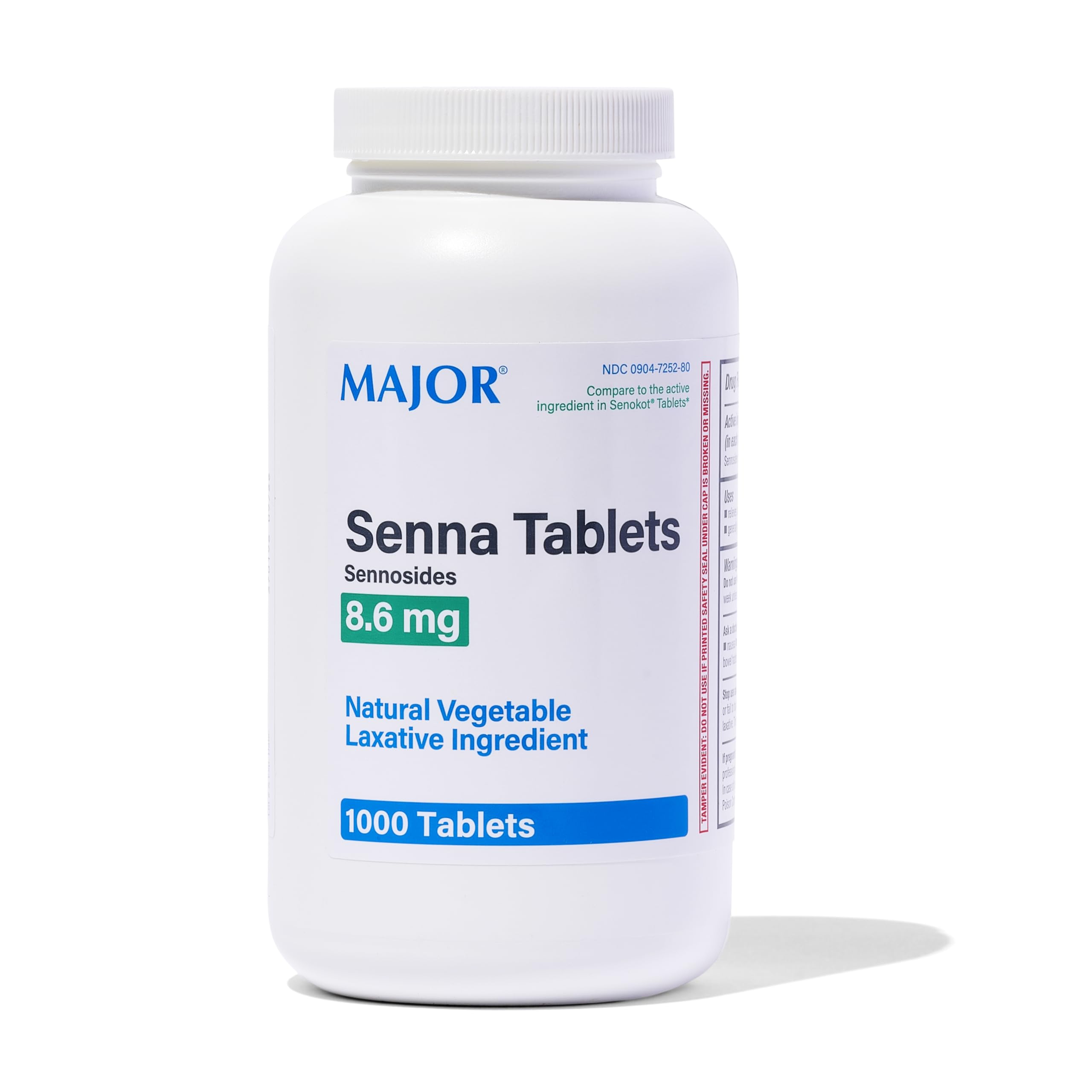 MAJOR Senna emballage extérieur, dosage clair et conseils dutilisation pratiques.