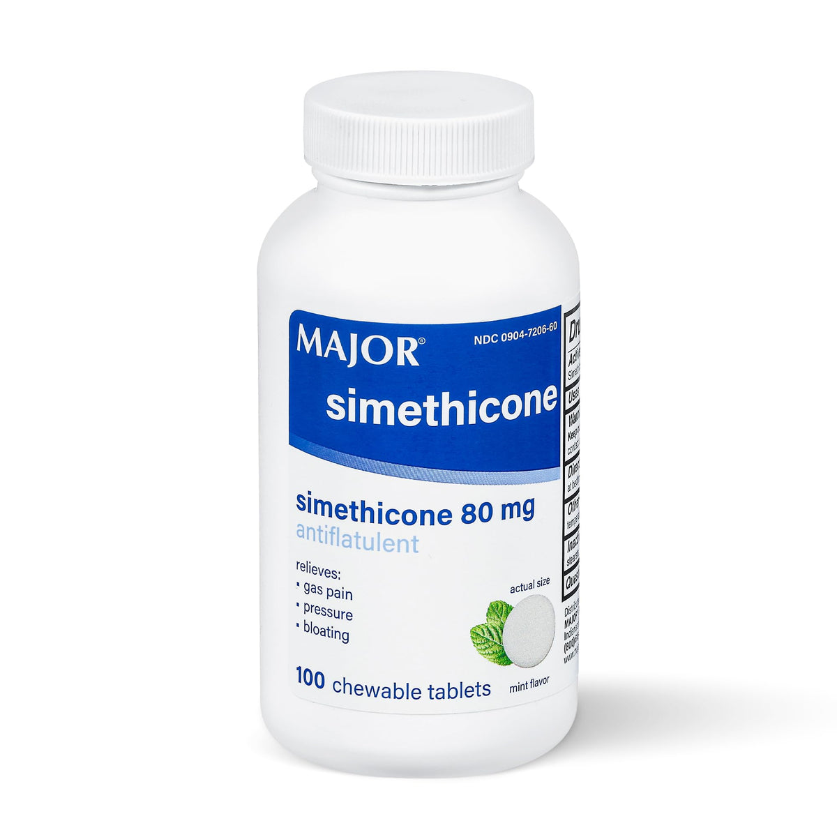 MAJOR Simethicone – emballage boîtes et flacon après repas pour confort digestif