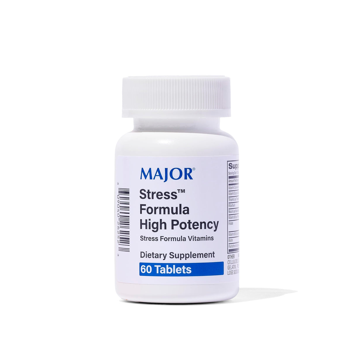 MAJOR Stress Formula – bouteille ouverte, rituel quotidien de bien-être potentiel