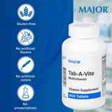 MAJOR Tab-A-Vite : aperçu des bénéfices possibles pour la santé générale et les os.