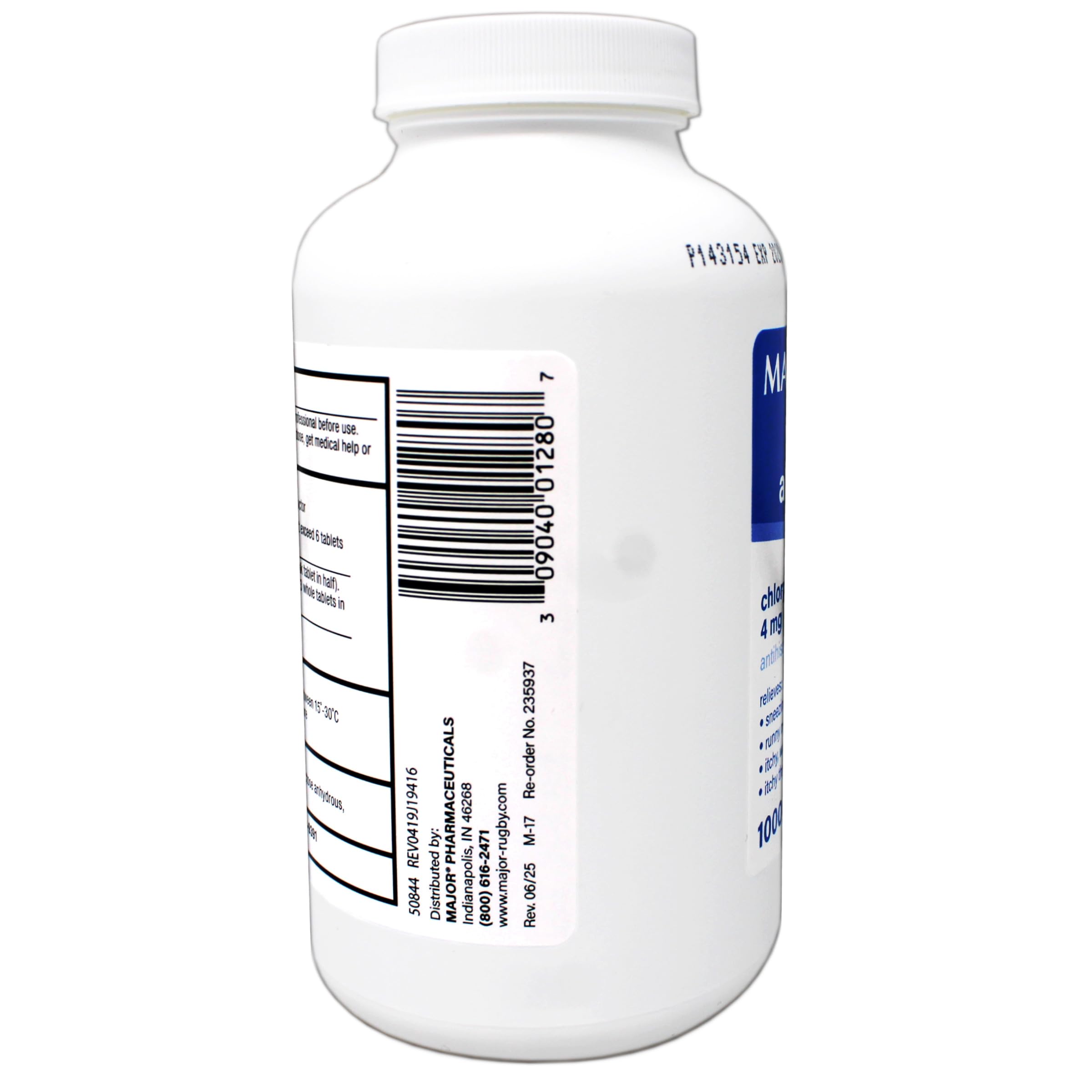 Major tablettes allergy dose enfant 6-12: demi‑comprimé sûr pour les enfants.