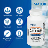 MAJOR tablettes calcium D3 dose quotidienne faciles à prendre.