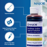 MAJOR - usage-brulures, routine rapide pour les soins cutanes mineurs.