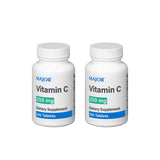 MAJOR Vitamin C 250 mg : bouteille visible, consommation quotidienne pratique.