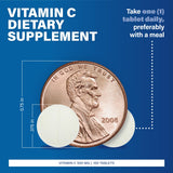Comprimés MAJOR vitamine C 500 mg sur plaquette, utilisation quotidienne aisée.
