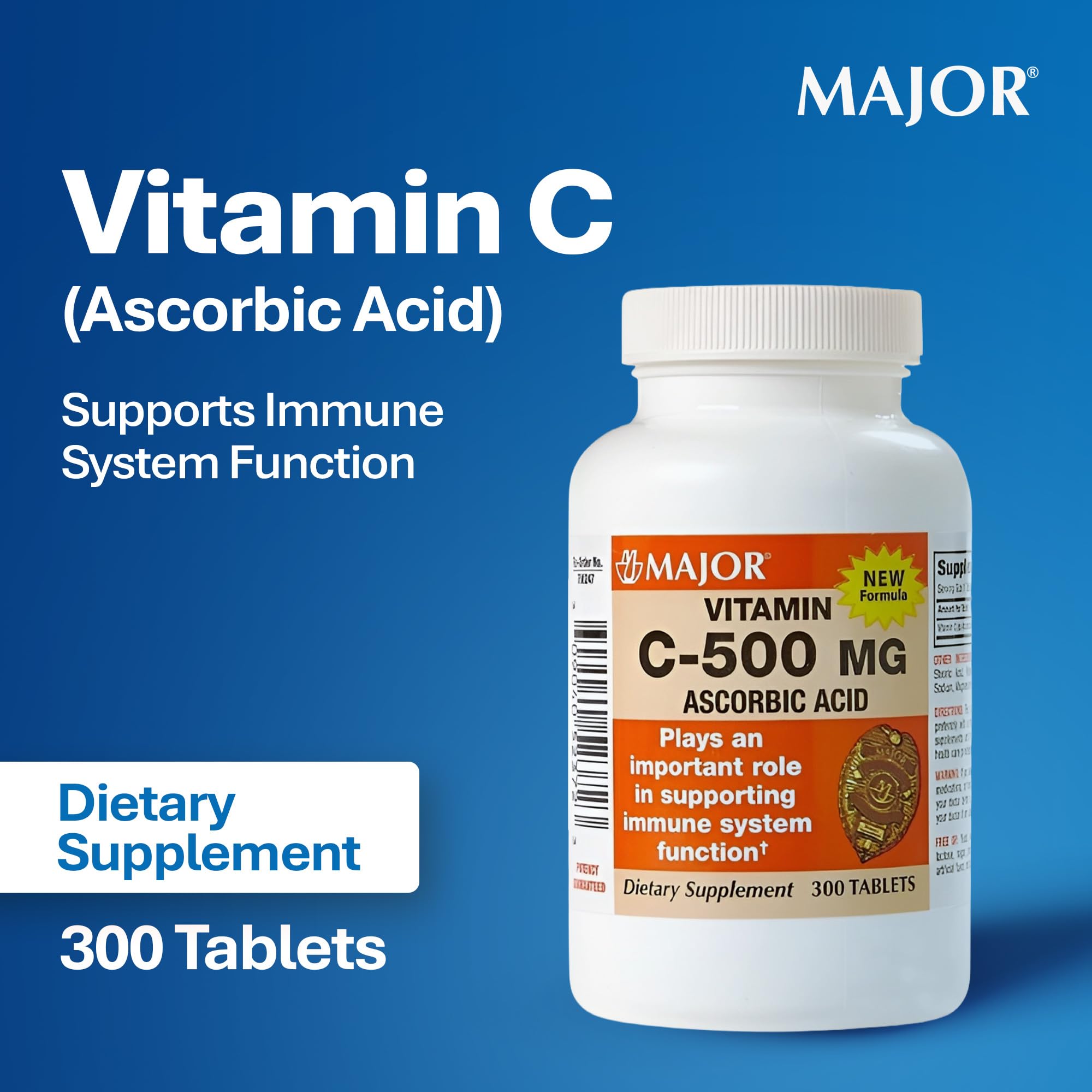 Dose quotidienne MAJOR vitamine C 500 mg en tablette simple