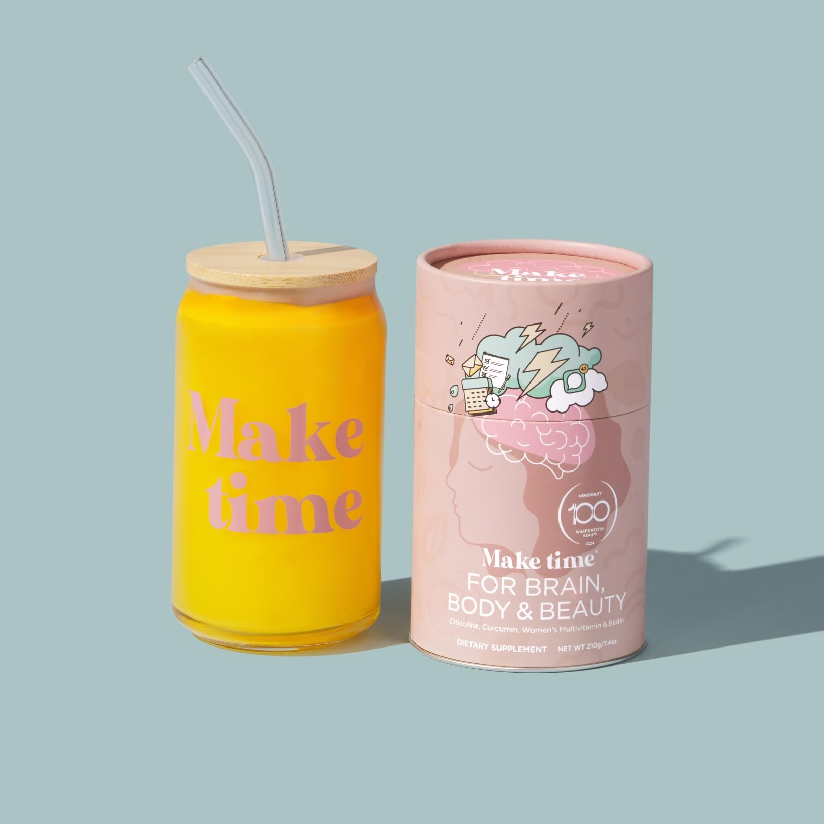 MAKE TIME pot 7,4 onces, 30 portions pratiques