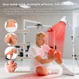 Makemate lampe infrarouge 2500nm ciblant les muscles profonds et la détente.