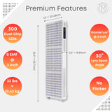 Makiuri Neptune: lumière infrarouge proche 810–850nm pour détente.