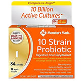 MAKJUNS Probiotique à 10 souches, 84 capsules, soutien possible à la flore intestinale.