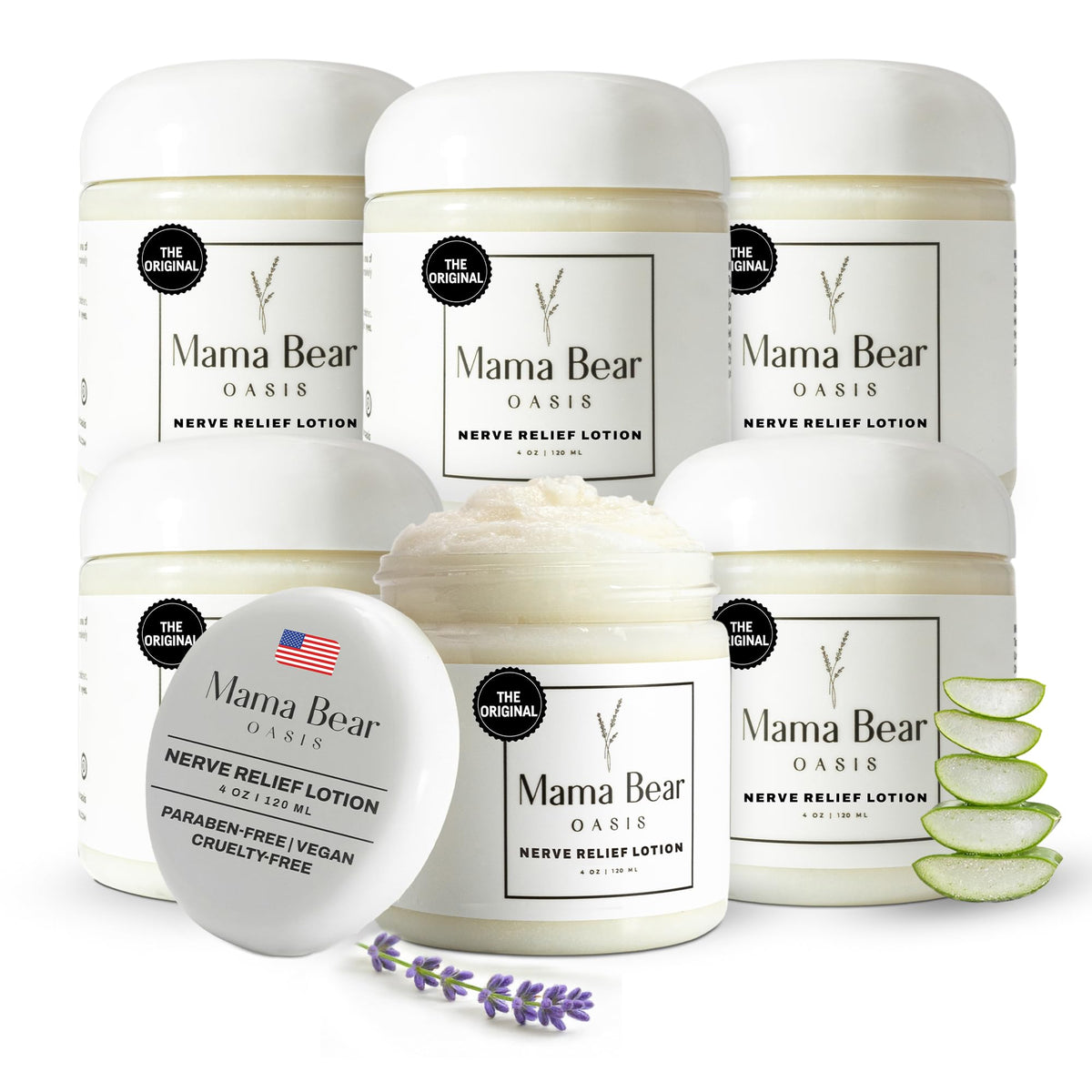 Mama Bear Oasis Lotion: bouteille prête à l'application pour un soulagement ciblé
