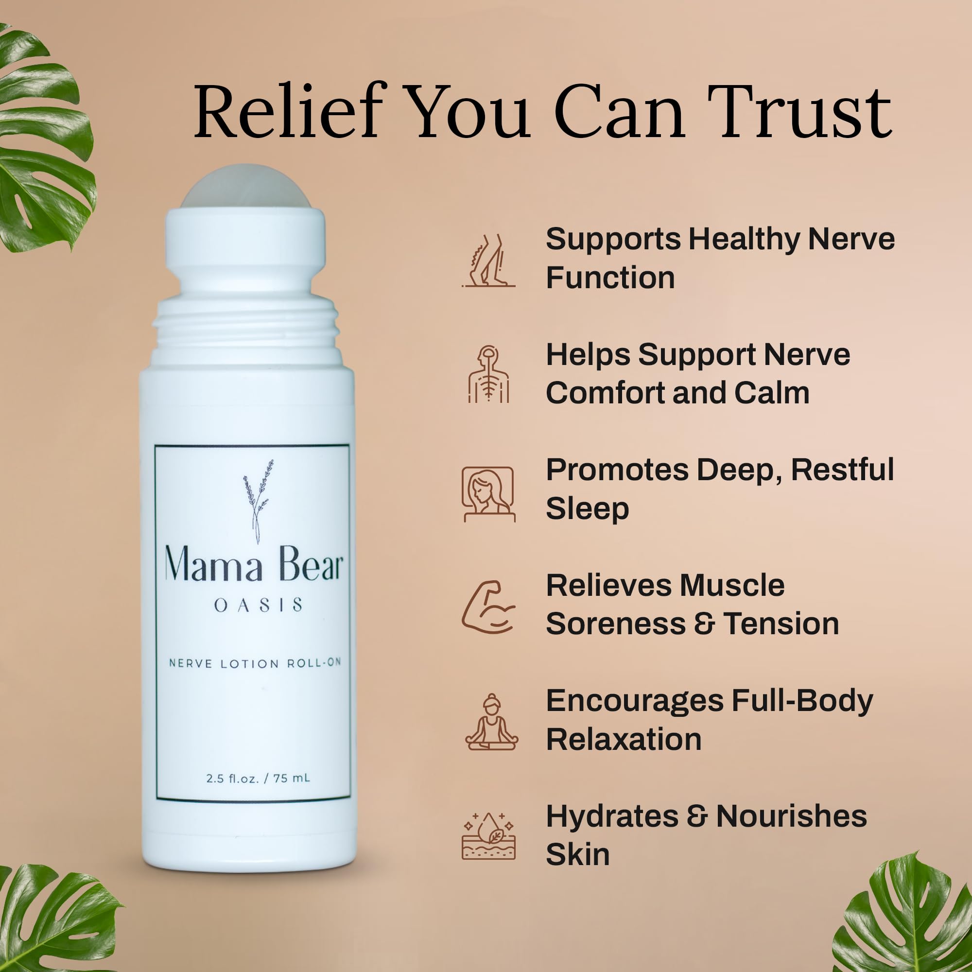 Rouleau Mama Bear Oasis menthol Aloe Vera offre fraîcheur et hydratation précoce.