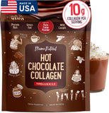 Mama Natural chocolat chaud collagene poudre : mélange savoureux pour booster vos rituels matin.