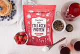 Smoothie quotidien avec Mama Natural Multi-Collagene pour un apport pratique.