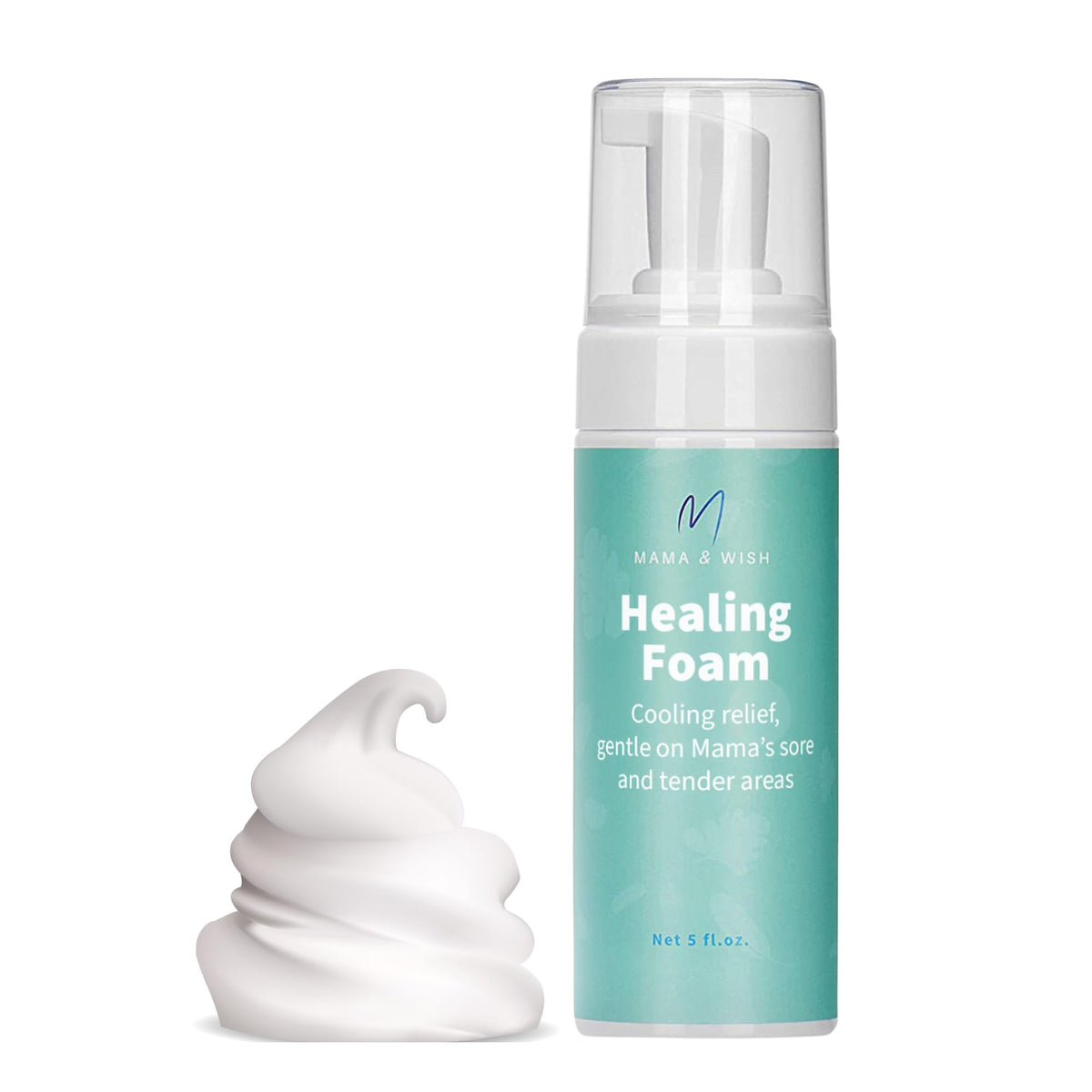 Mama & Wish Mousse hamamelis périnéal pour le confort post-partum.