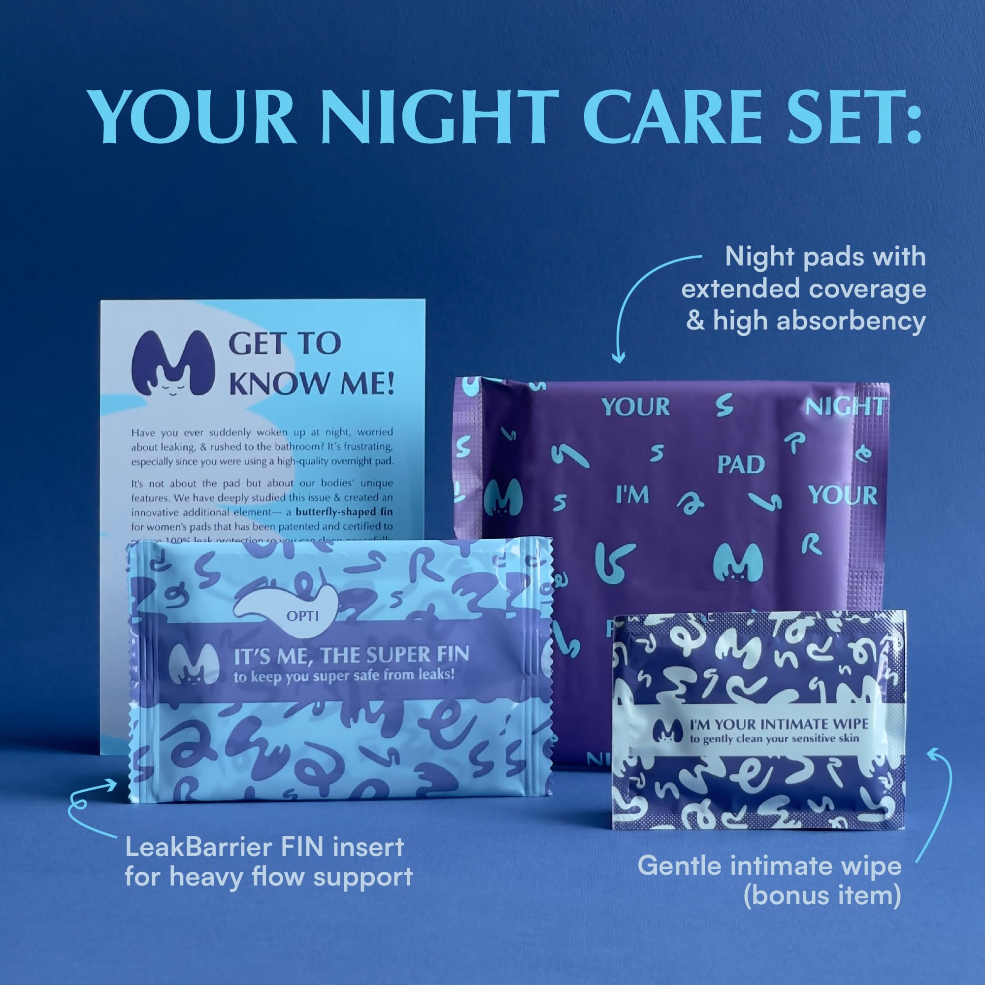 MAMARISSA coffret complet avec protections et lingettes sans parfum.