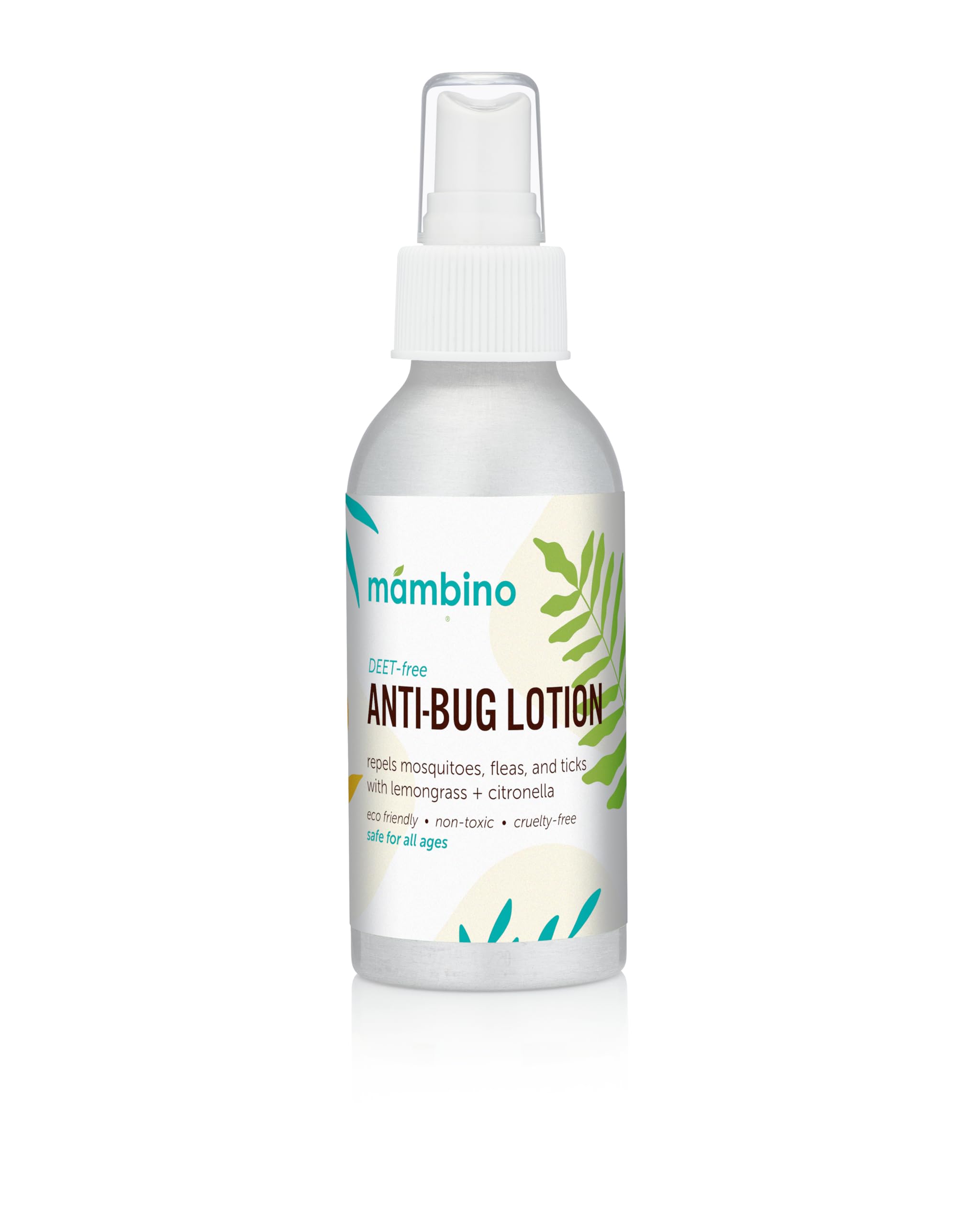 Mambino Organics Anti-Bug Lotion, bouteille 4oz, protection naturelle contre moustiques