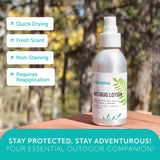 Lotion anti-insectes Mambino Organics à base de citronnelle, parfum frais