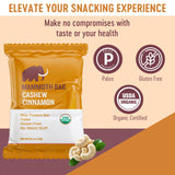 Barre biologique Mammoth Bar, ingrédients simples et certifiés biologiques