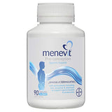 Menevit – etiquette d’emballage lisible avec informations claires.