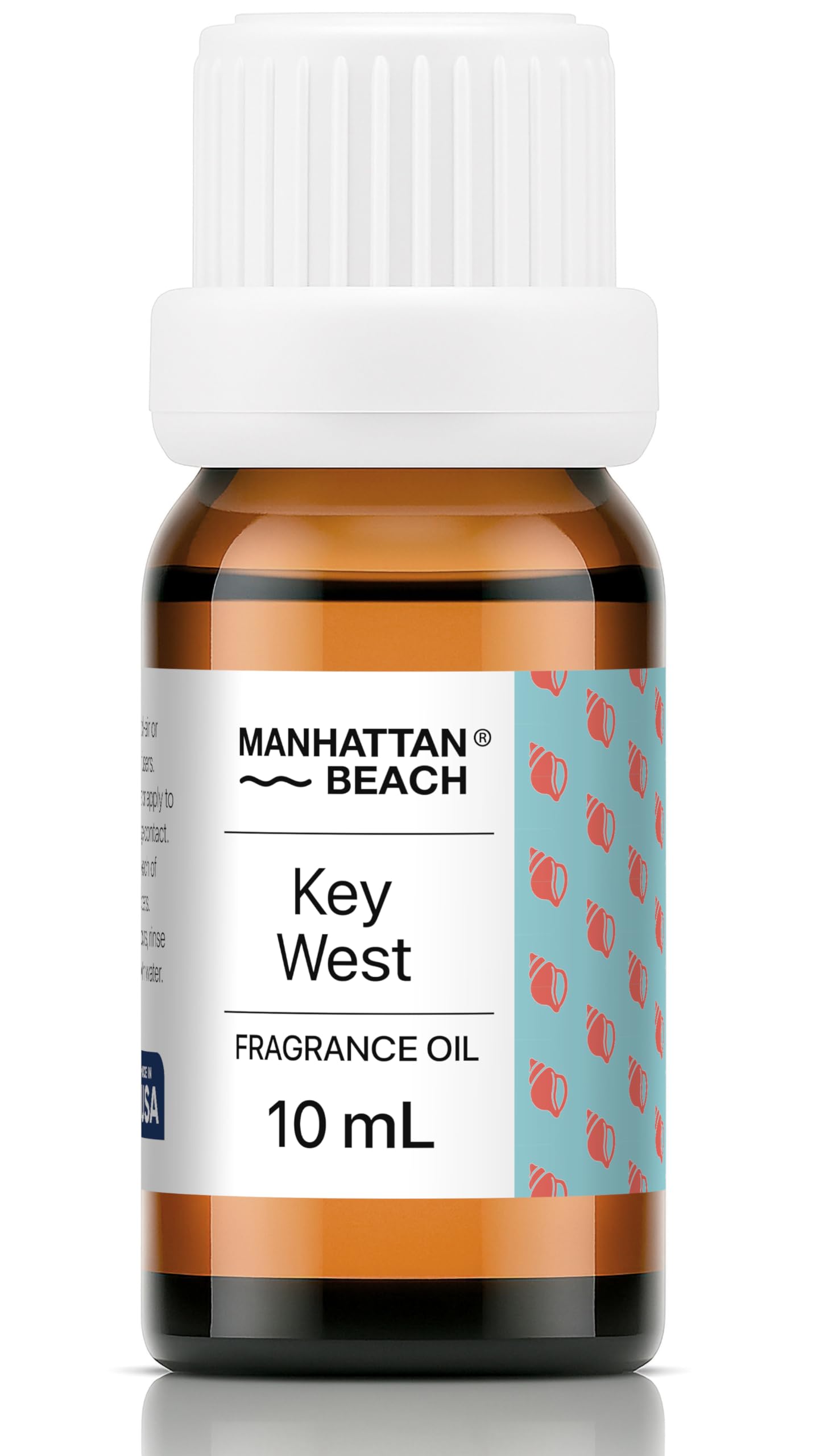 Manhattan Beach Key West flacon ambré avec pipette-doseuse pour parfum hôtelier durable