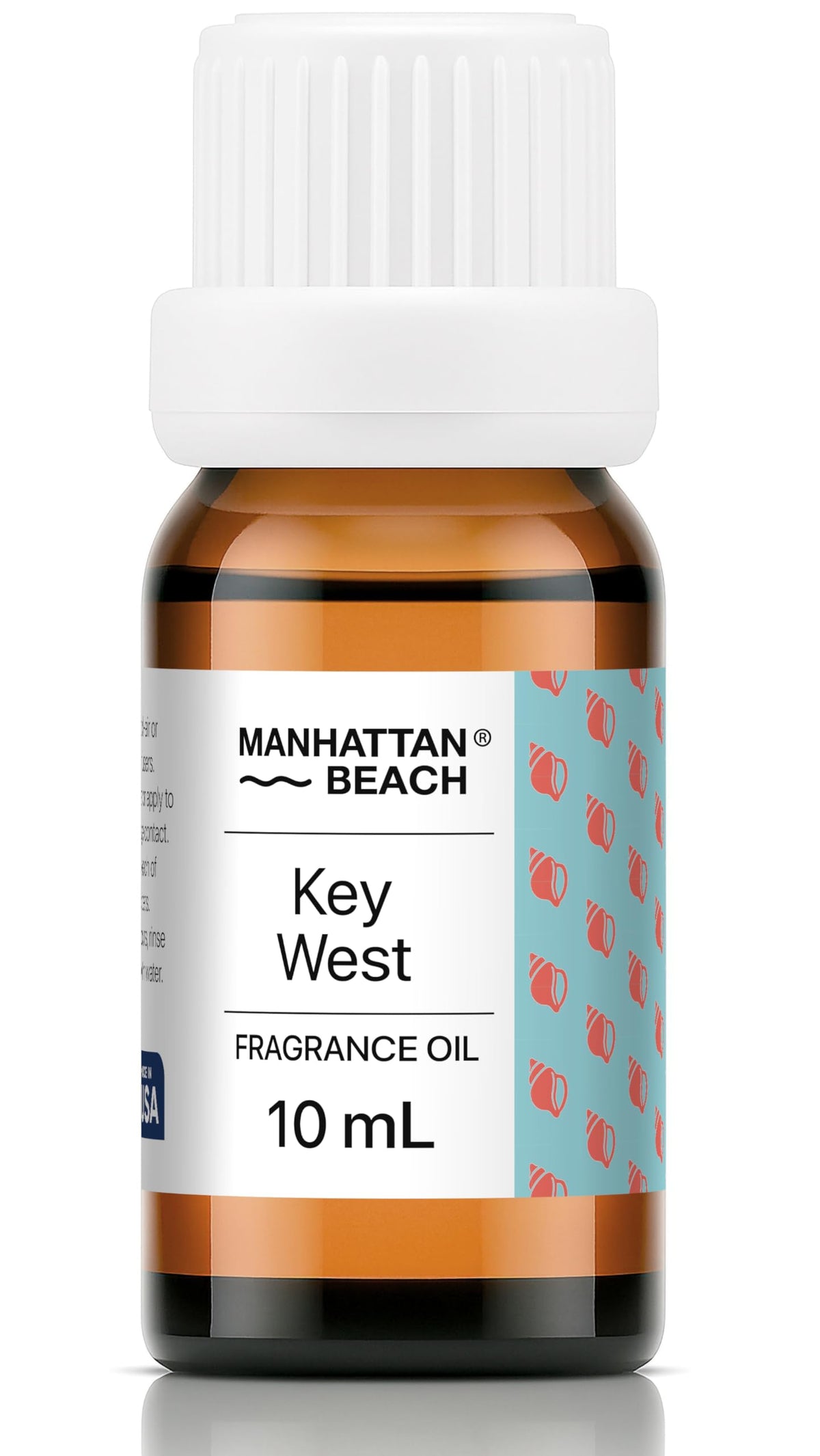 Manhattan Beach Key West flacon ambré avec pipette-doseuse pour parfum hôtelier durable