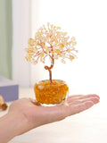 MANIFO arbre Citrine, énergie positive potentielle pour bureau ou salon