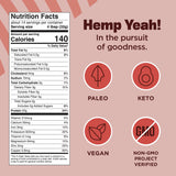 Verre de shake Hemp Yeah avec protéine végétale, mélange rapide et rassurant.