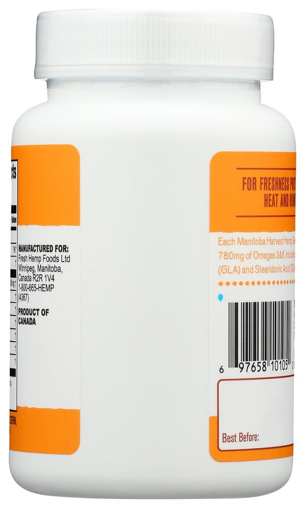 Manitoba Harvest huile de chanvre pressée à froid, origine États‑Unis