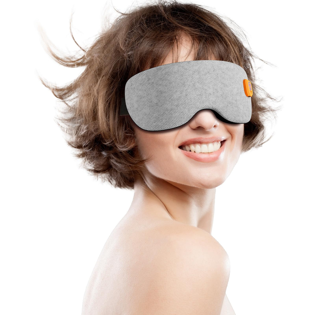 Manna Joy masque yeux chauffant sans fil pour détente en voyage