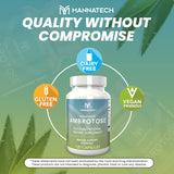 Mannatech Ambrotose – etiquette lisible renseignant les informations produit.